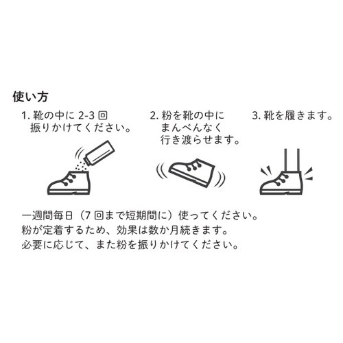 フットウェアパウダー