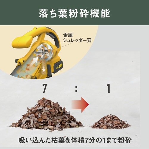 充電式ブロワバキューム