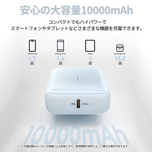 Spark Mini モバイルバッテリー ブルー