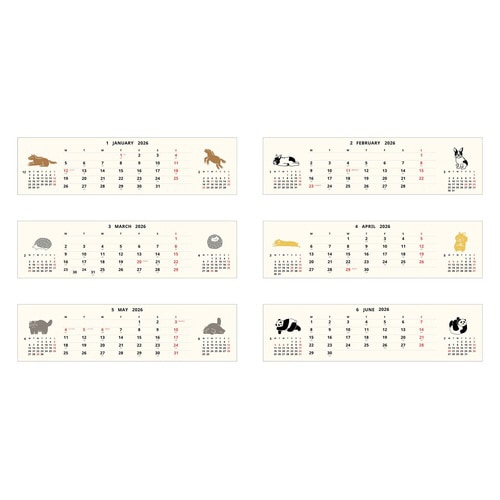 2026卓上カレンダー ブレイクタイム