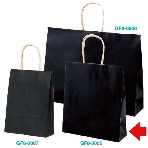 紙手提げ袋 ブラック 小(200枚入)