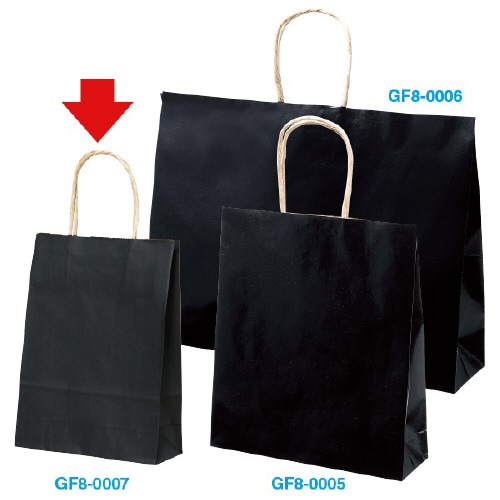 紙手提げ袋 ブラック ミニ(300枚入)