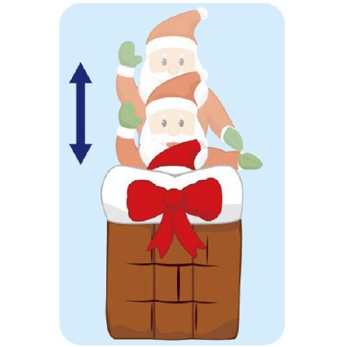 ムービングエアブロー エントツリボンサンタ