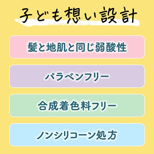 メリットキッズ リンスのいらない泡シャンプーポンプ