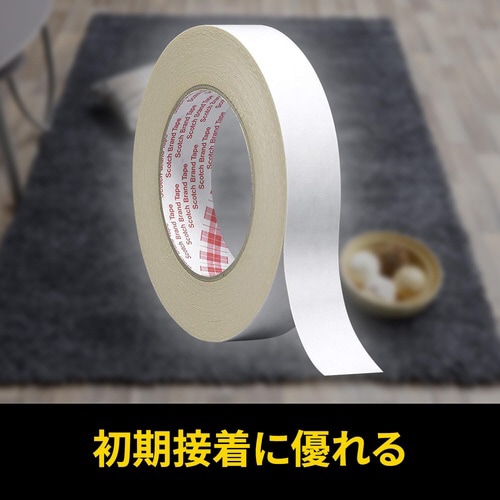 スコッチ 両面テープ カーペット用 50mm幅1巻