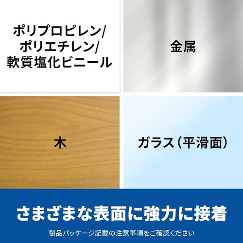 はがせる 両面テープ 強力薄手 19mm×8m1巻