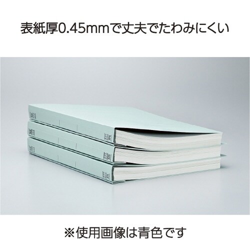 フラットファイルV樹脂とじ具A4縦グレー1冊