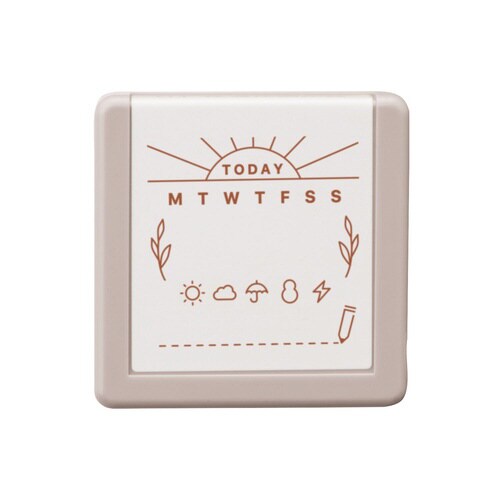 デイリーログスタンプマスター部03 天気と曜日