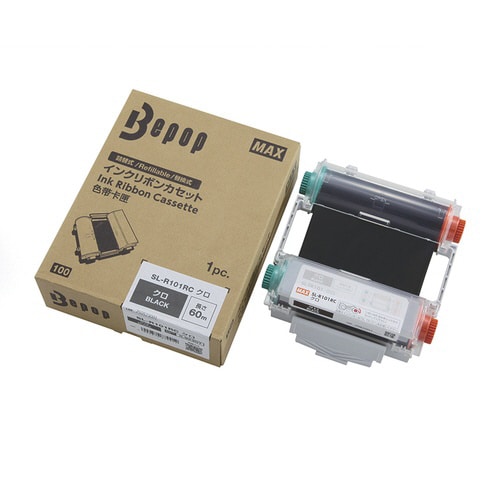 ビーポップインクリボン入カセット 黒 60m