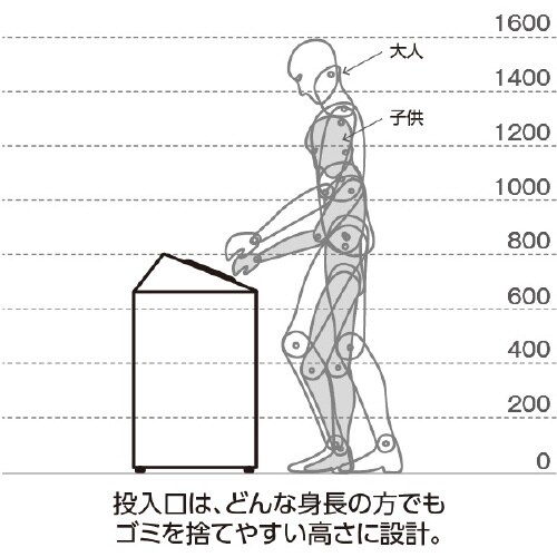 ニートSLFアーバングレーかん・びん47.5L丸穴