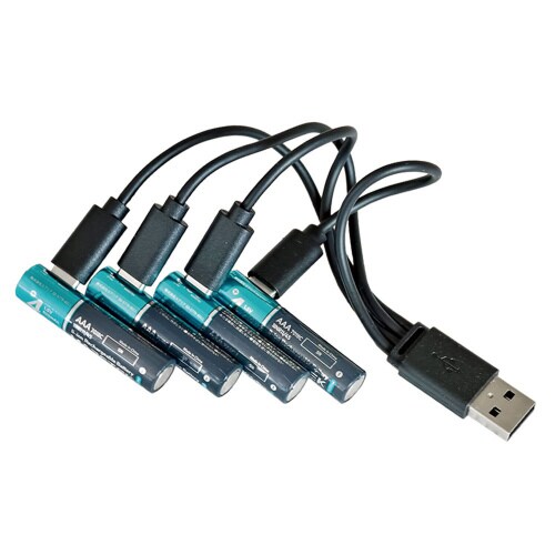 単4形電池 リチウム 充電式 4本セット