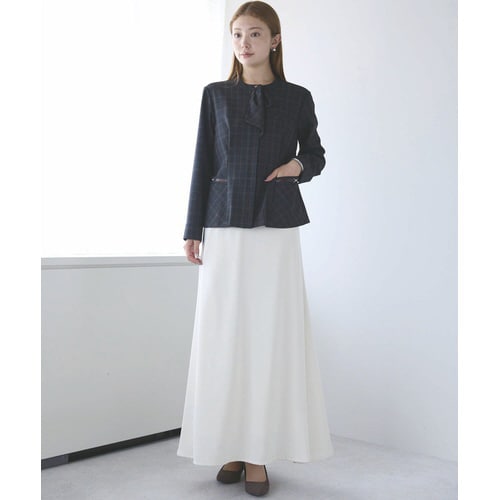 ジャケットAJ0295グレイ×ブラウン17号