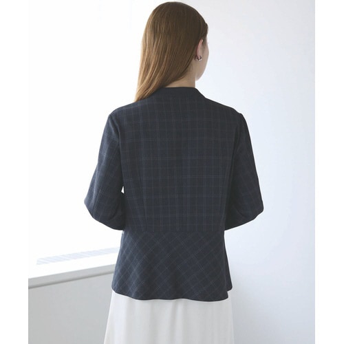 ジャケットAJ0295グレイ×ブラウン19号