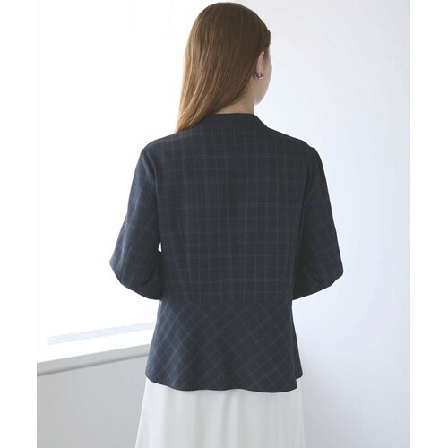 ジャケットAJ0295グレイ×ブラウン7号