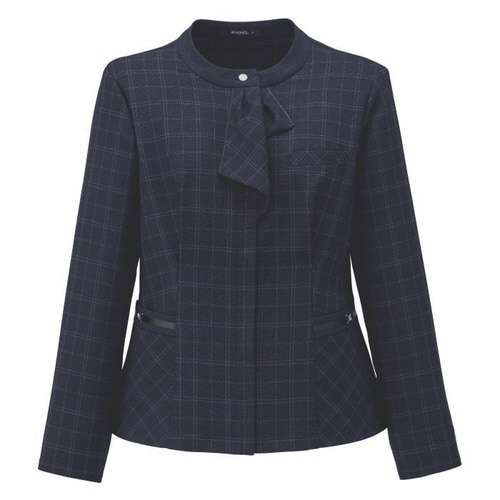 ジャケットAJ0295ネイビー×ライム11号