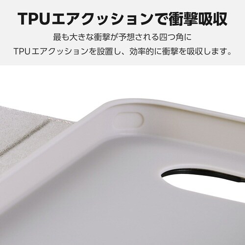GooglePixel9a レザーケース グレー