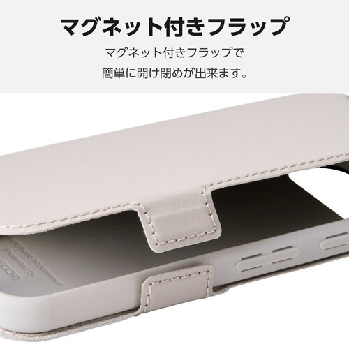 GooglePixel9a レザーケース グレー