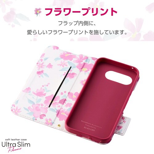 GooglePixel 9a 手帳型ケース ピンク