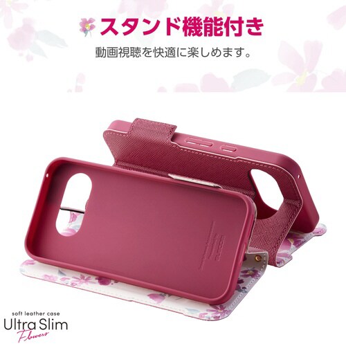 GooglePixel 9a 手帳型ケース ピンク