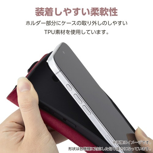 GooglePixel9a ストラップ付ケース 黒