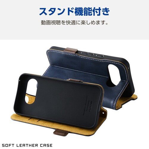 GooglePixel9a 手帳型ケース ネイビー