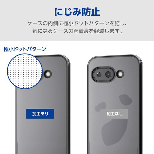 GooglePixel9aケースメタリックブラック