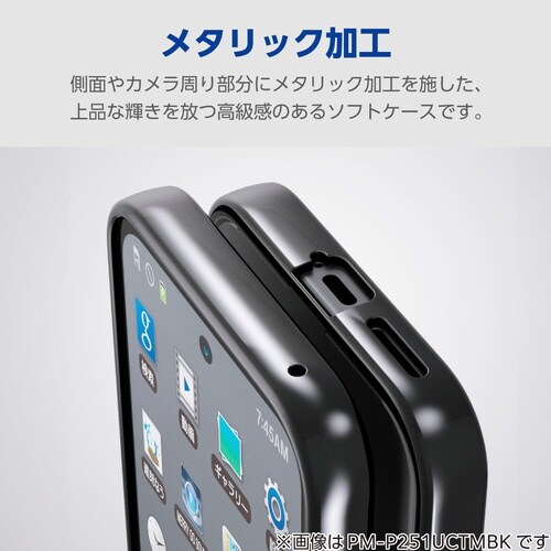 GooglePixel9aケースメタリックゴールド