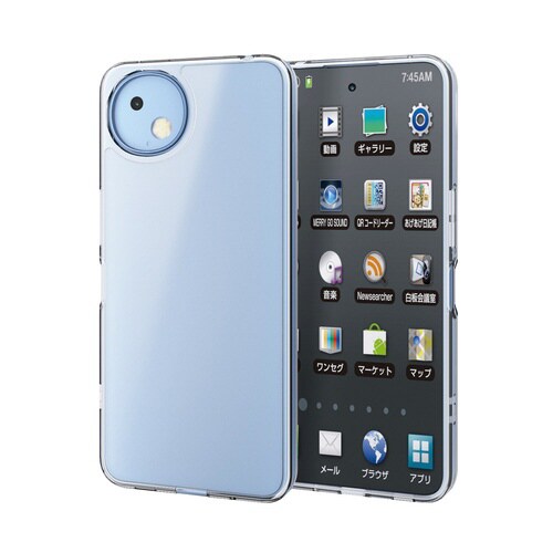 AQUOS wish5 ケース シルキークリア