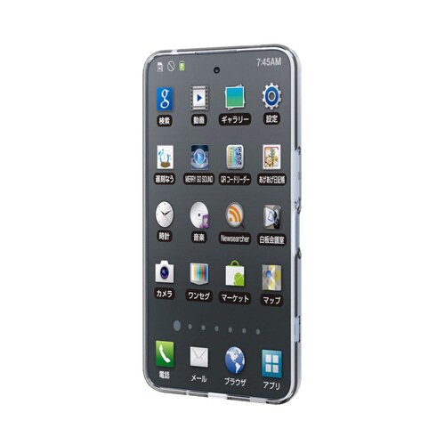 AQUOS wish5 ケース カメラ保護 クリア