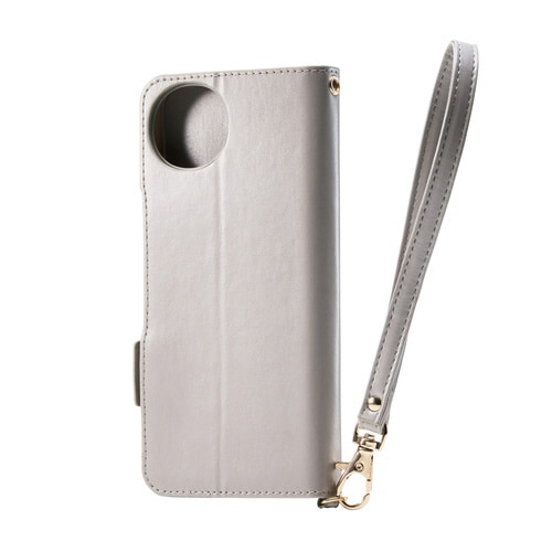 AQUOSwish5ストラップ付ケース グレージュ