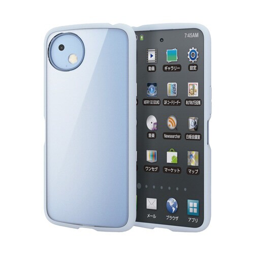 AQUOS wish5 薄型ケース ブルー