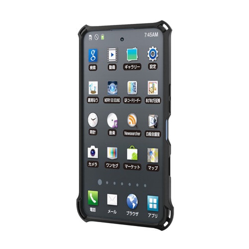 AQUOS wish5 衝撃吸収ケース ブラック