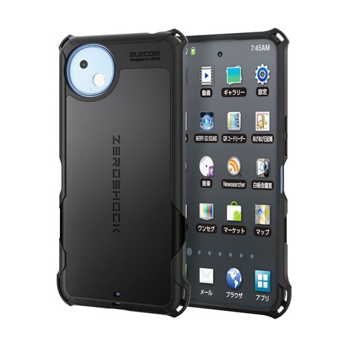 AQUOS wish5 衝撃吸収ケース ブラック