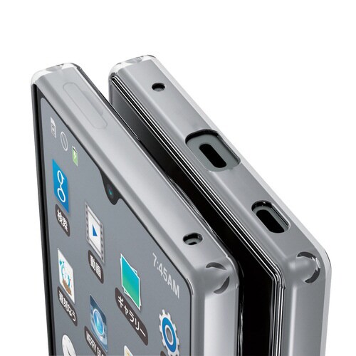 AQUOS R10 ケース ハイブリッド クリア