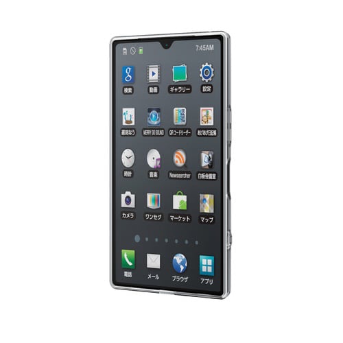 AQUOS R10 ケース ハイブリッド クリア