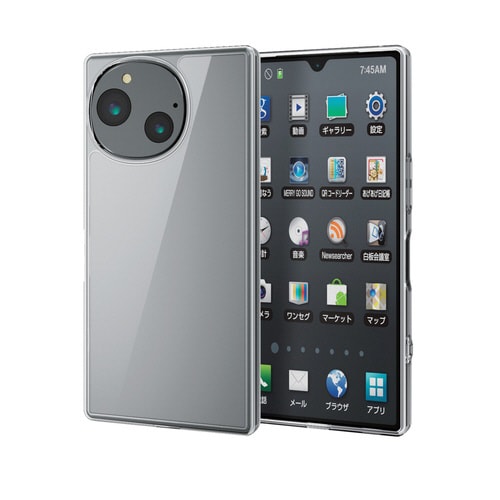AQUOS R10 ケース ハイブリッド クリア