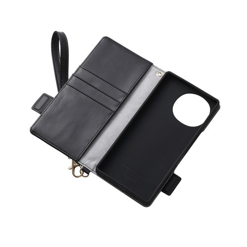 AQUOS R10 ケース ハンドストラップ 黒