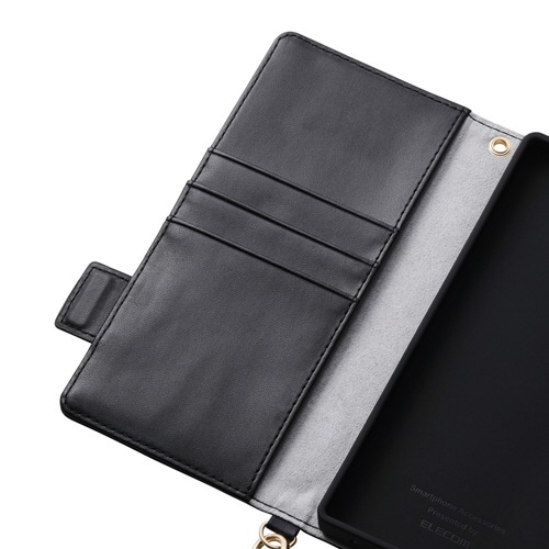 AQUOS R10 ケース ハンドストラップ 黒