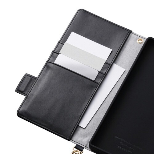 AQUOS R10 ケース ハンドストラップ 黒