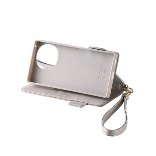 AQUOSR10 ケース ハンドストラップ グレー