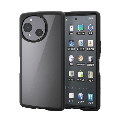 AQUOS R10 ケース ハイブリッド 軽量 黒