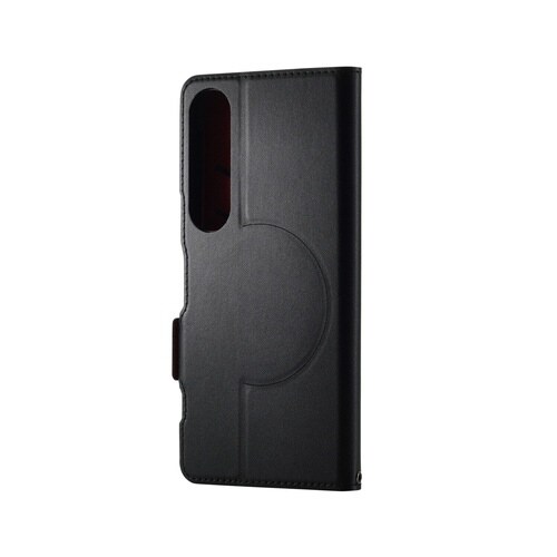 Xperia1VII ケース マグネット ブラック