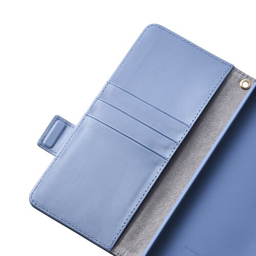 Xperia1VII ストラップ付ケース ネイビー