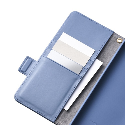 Xperia1VII ストラップ付ケース ネイビー