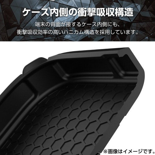 iPhone16e 衝撃吸収ケース ブラック