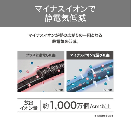 カールドライヤー マイナスイオン ワイド ピンク