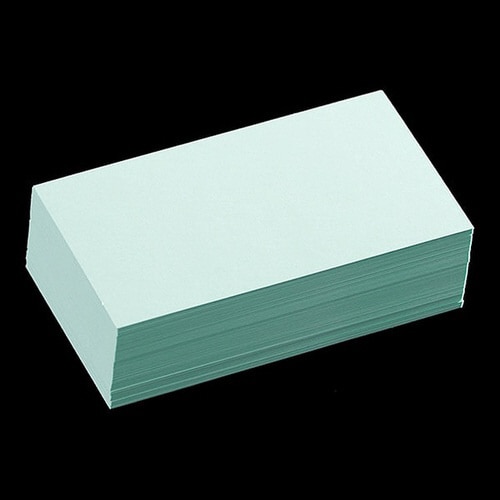 名刺用紙 4号 Yカラー グリーン 100枚