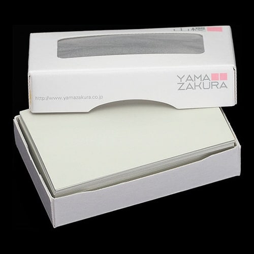 名刺用紙 4号 Yカラー グレー 100枚