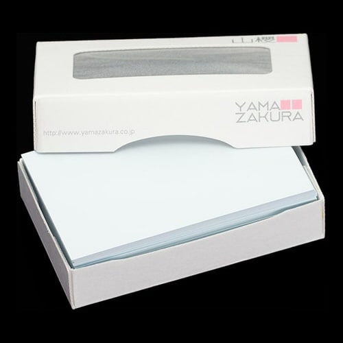 名刺用紙 4号 Yカラー スカイ 100枚