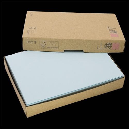 はがき Yカラー ブルー 100枚